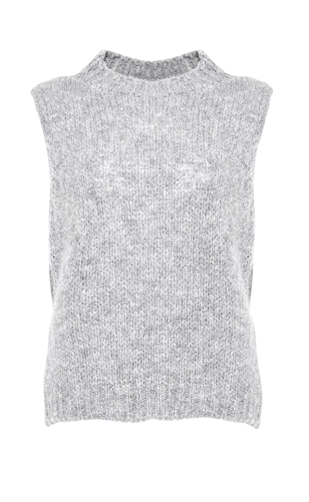 Noella Vest - Kala - Light Grey Melange