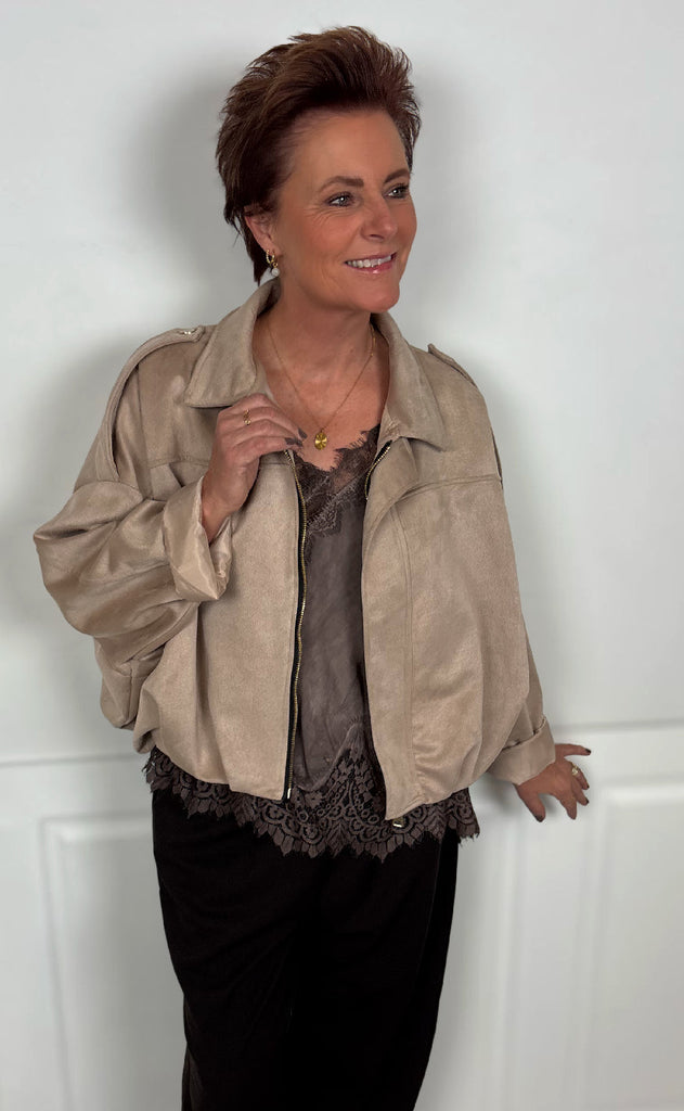 Marta Du Chateau Jakke - Kamelia - Beige