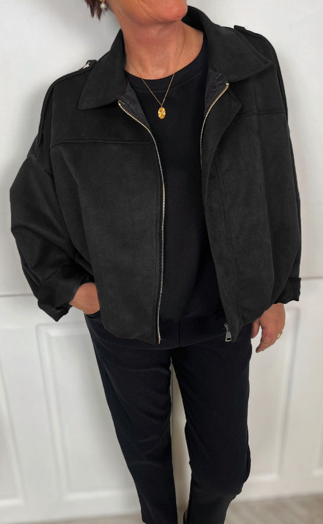 Marta Du Chateau Jakke - Kamelia - Black