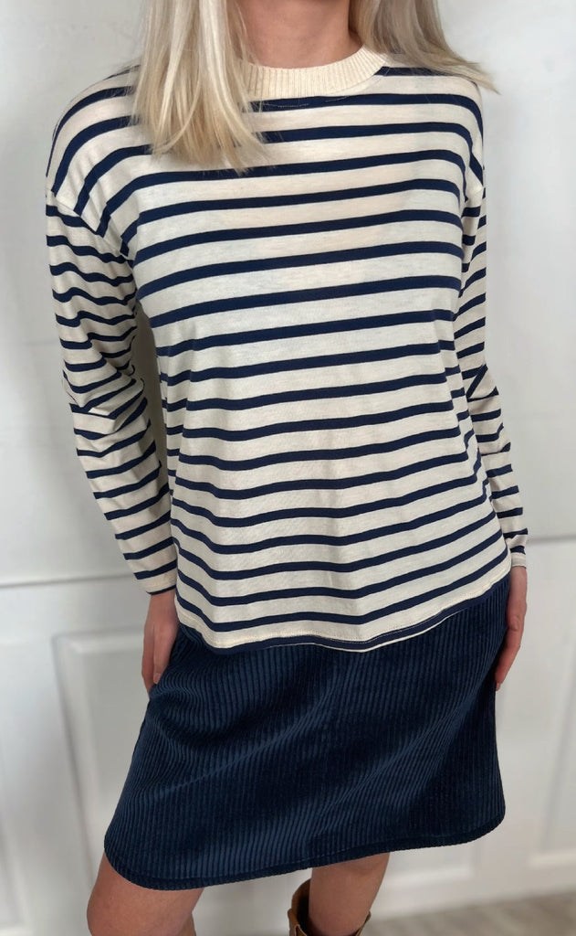 Marta Du Chateau Bluse - Kara - Navy