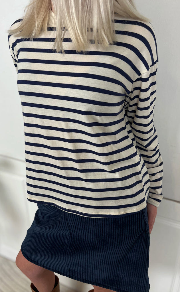 Marta Du Chateau Bluse - Kara - Navy
