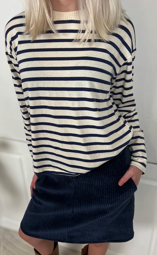 Marta Du Chateau Bluse - Kara - Navy