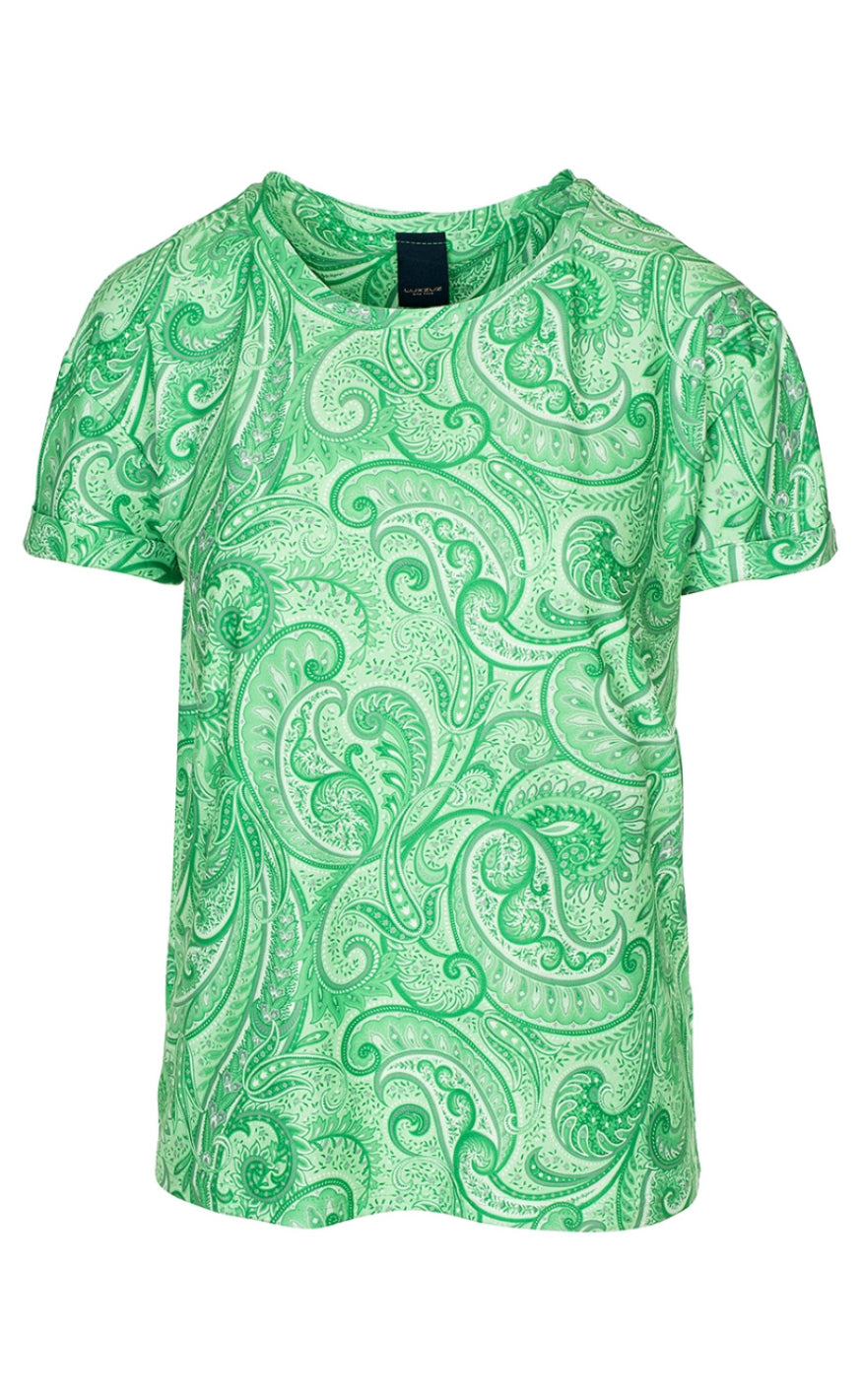 One Two Luxzuz T-shirt - Karin - Jasmine Green