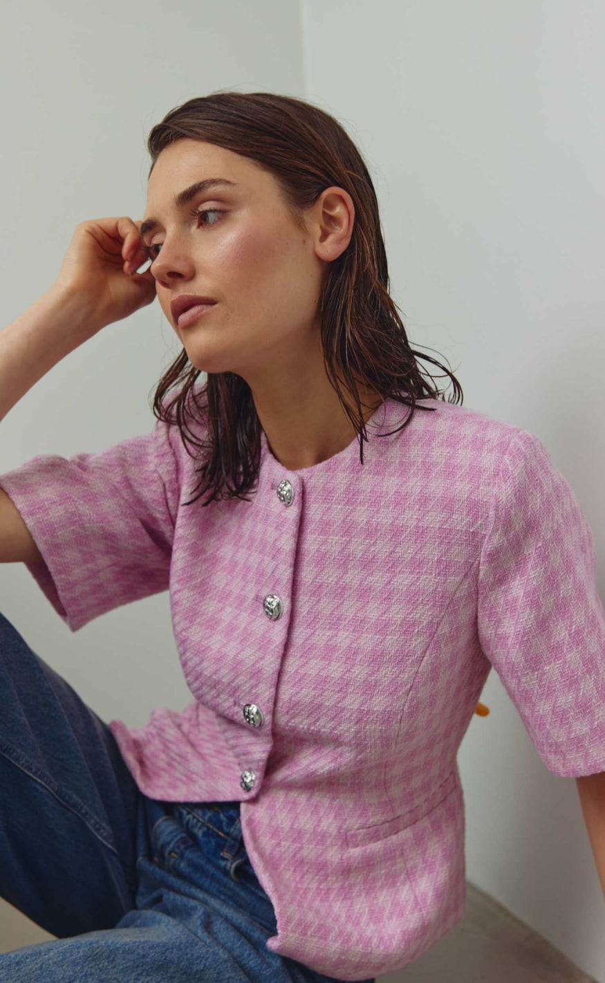 Noella Blazer - Kasundra - Baby Pink