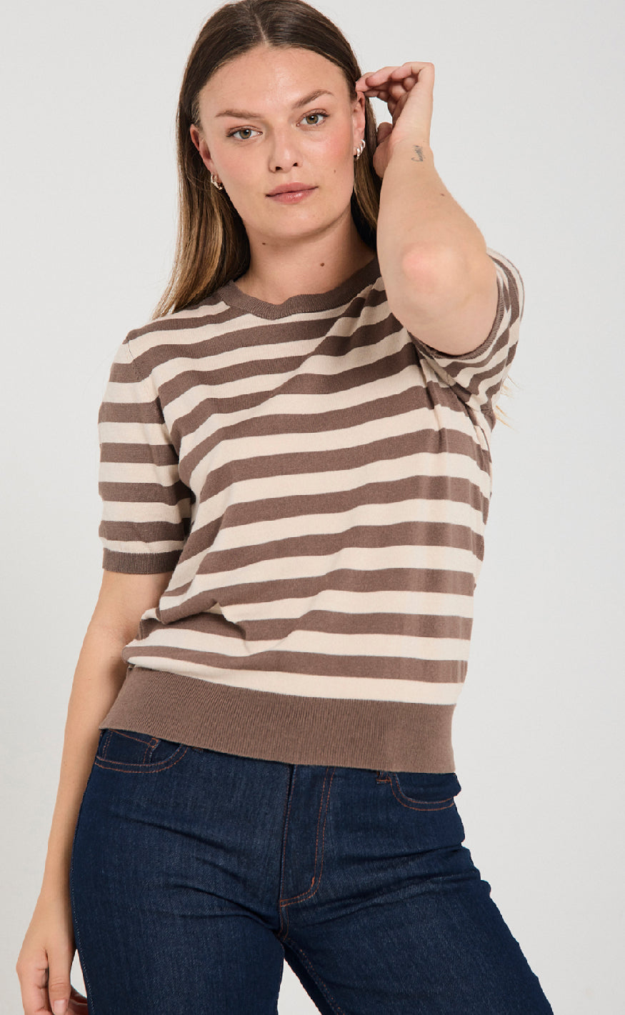 Freequent Bluse - Katie - Morel w. Moonbeam