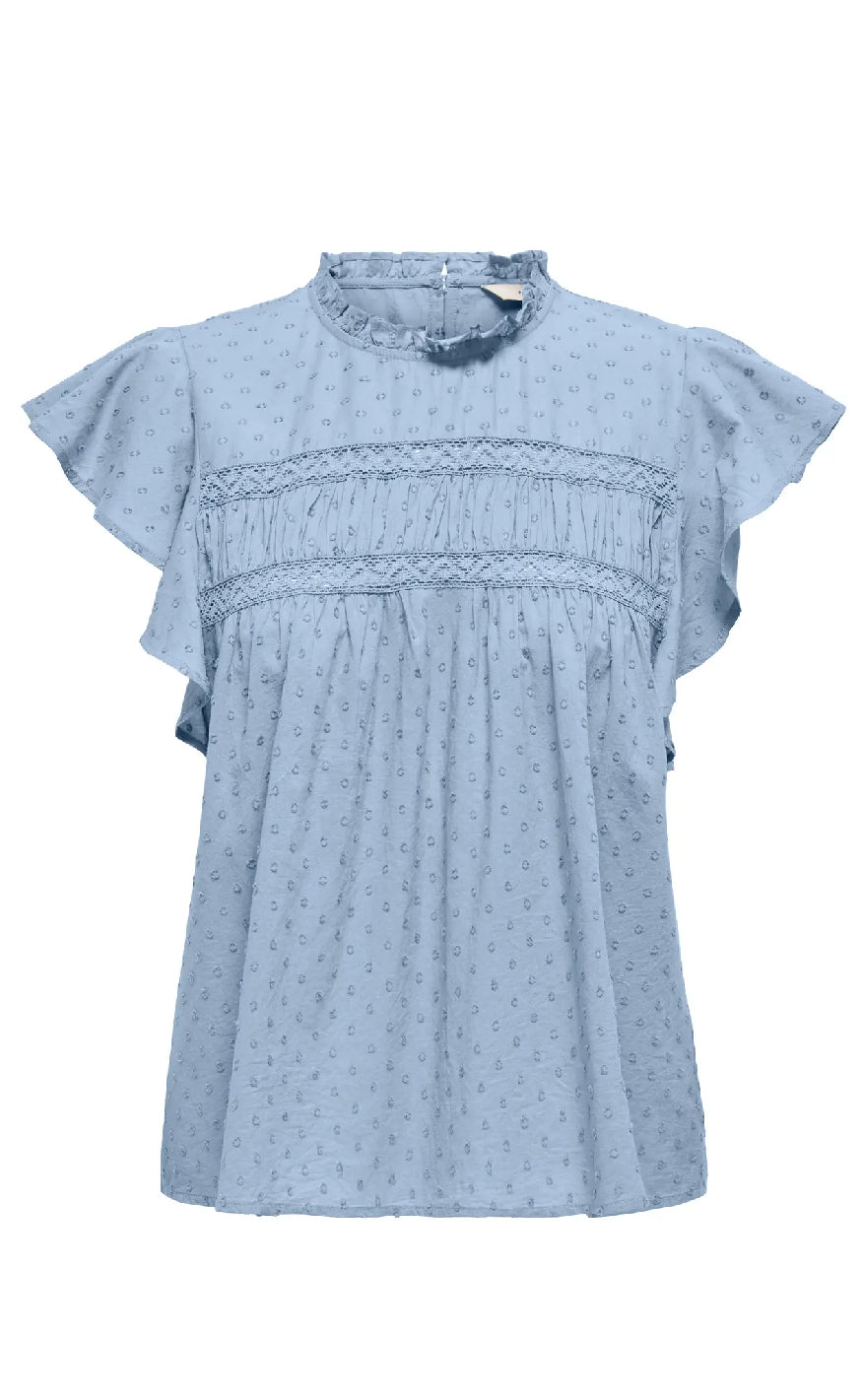 ONLY Topp - Katti - Cashmere Blue
