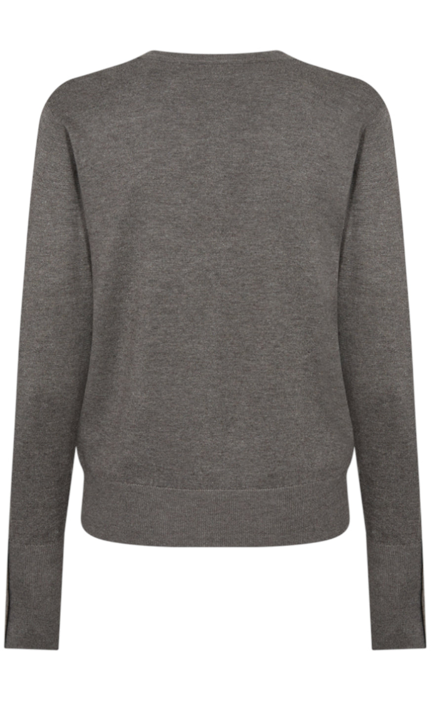 Freequent Cardigan - Katie - Morel Melange