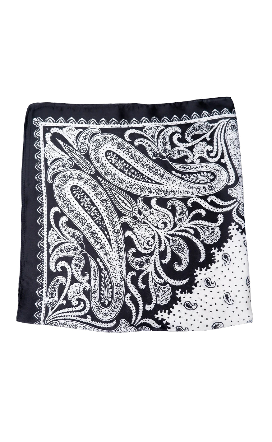Black Colour Skjerf - Katty - Black