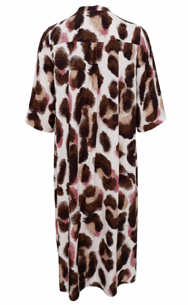 Black Colour Kjole - Kenna - Brown Rose