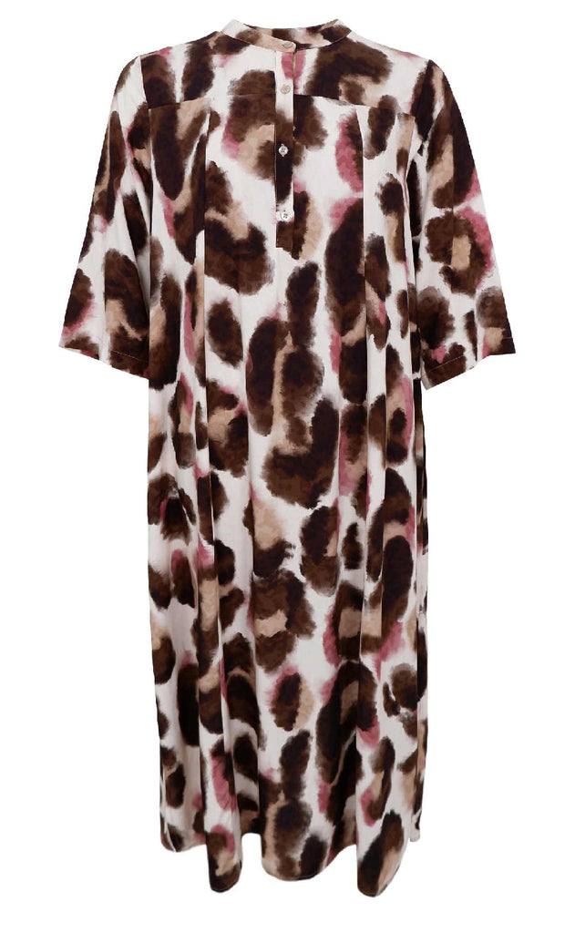 Black Colour Kjole - Kenna - Brown Rose