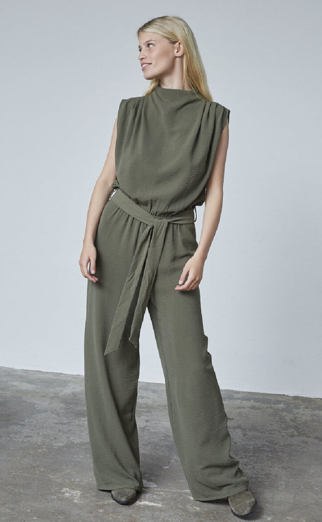 Sisters Point Jumpsuit- Guto-JU - Khaki