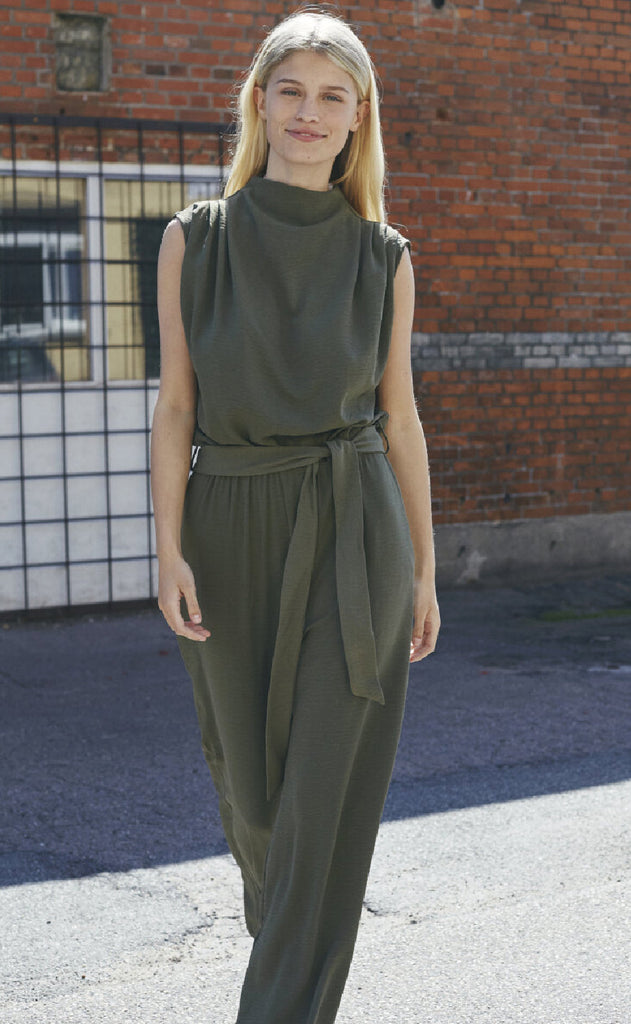 Sisters Point Jumpsuit- Guto-JU - Khaki