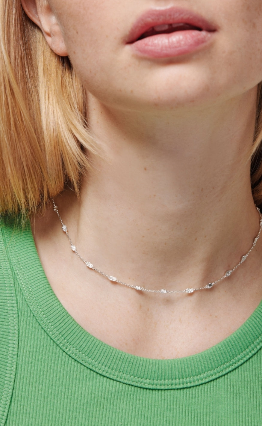 ENAMEL Copenhagen Halskjede- Kia - Silver