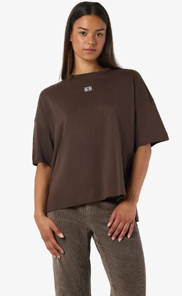 Noisy May T-shirt - Kim - Chocolate Brown