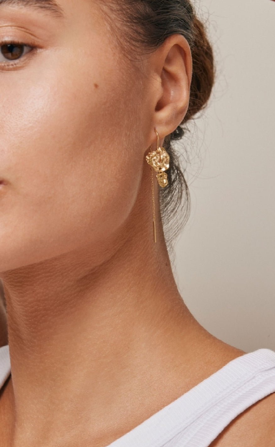 ENAMEL Copenhagen Øreringer - Kim - Gold Colour