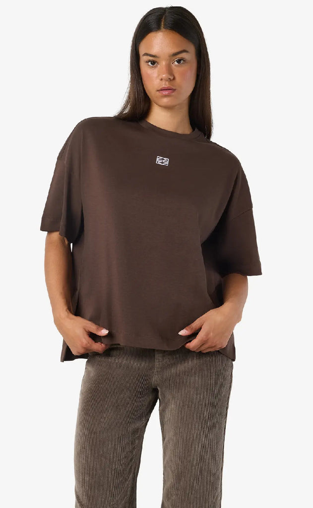 Noisy May T-shirt - Kim - Chocolate Brown