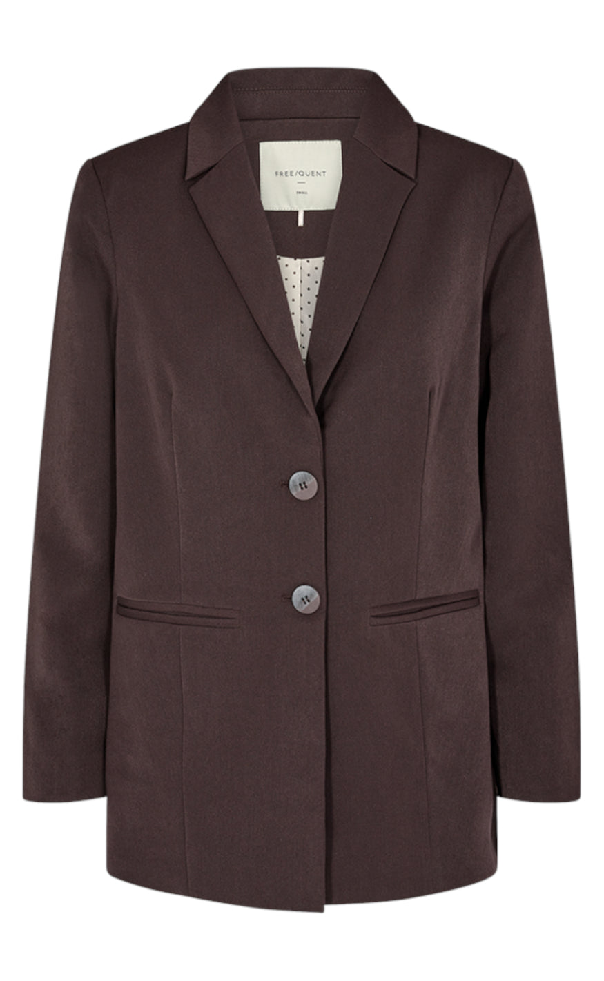 Freequent Blazer - Kitty - Coffee Bean