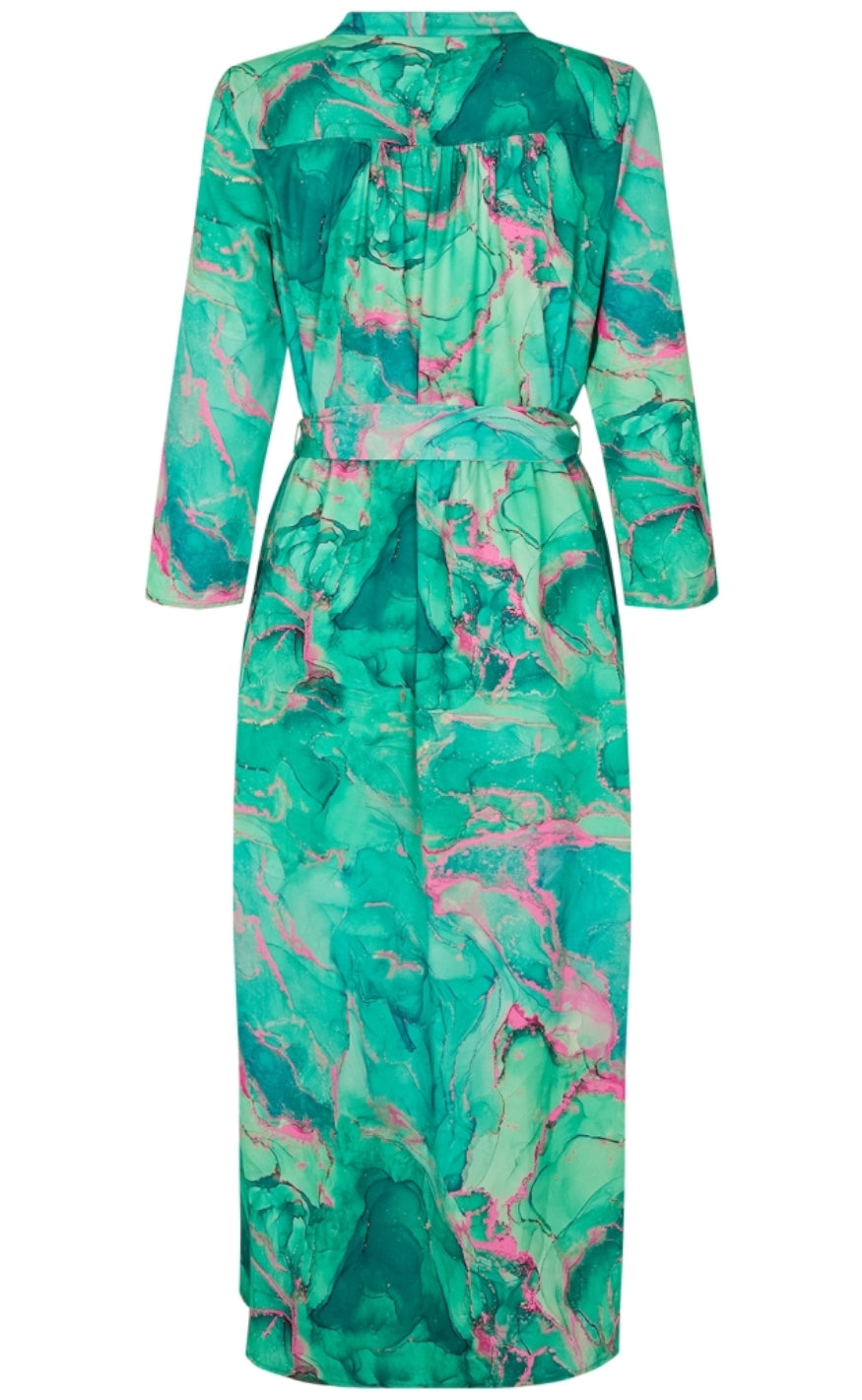 Lollys Laundry Maxi Kjole - Harper - Green