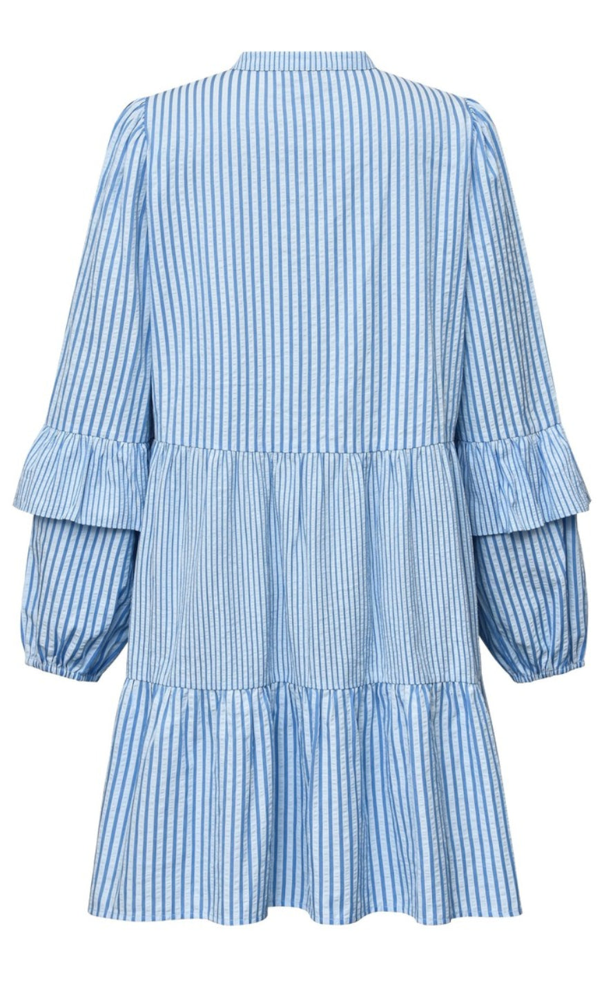 A-Veiw Kjole - Karin - Blue/White Stripe