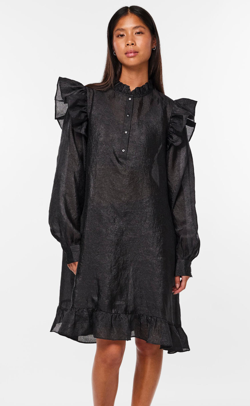 Pieces Kjole - Sun - Black