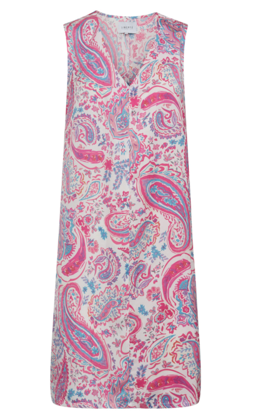 Liberte Kjole - Elin - Pink Paisley