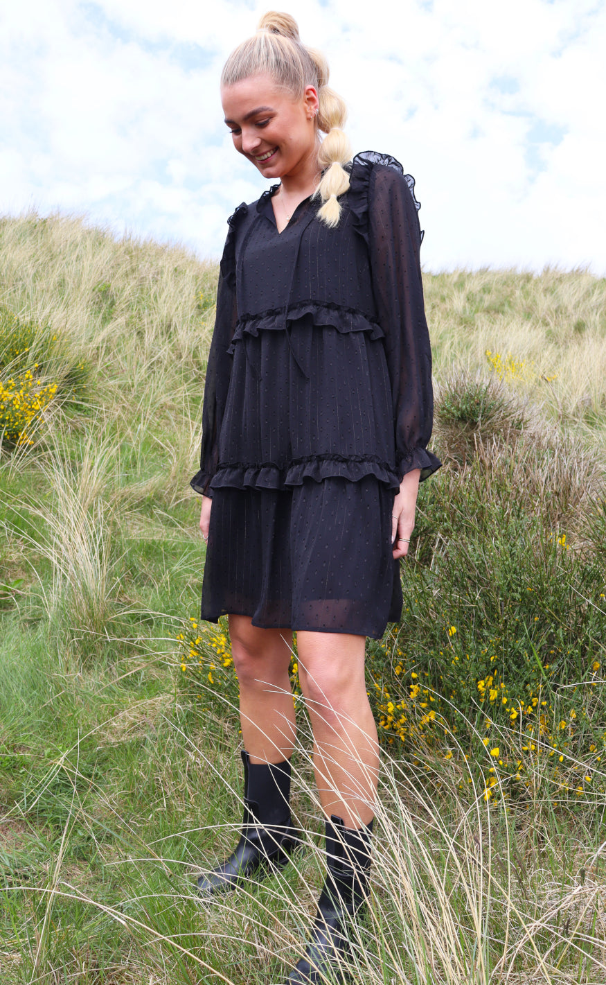 Liberte Kjole - Nartina - Black