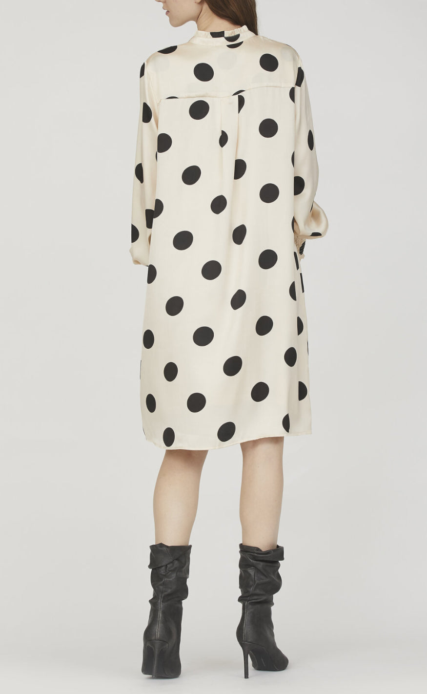 Love & Divine Kjole - Love876-6 - Cream Dot