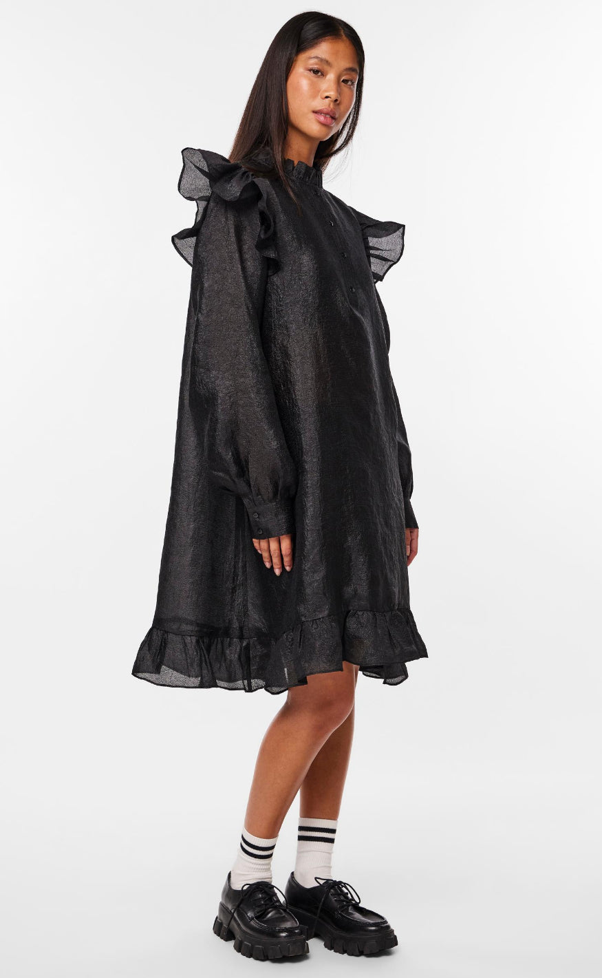Pieces Kjole - Sun - Black