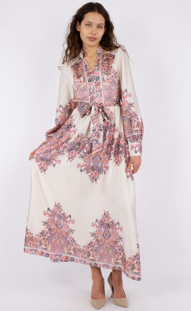 Neo Noir Dress - Nova Paisley - light Pink