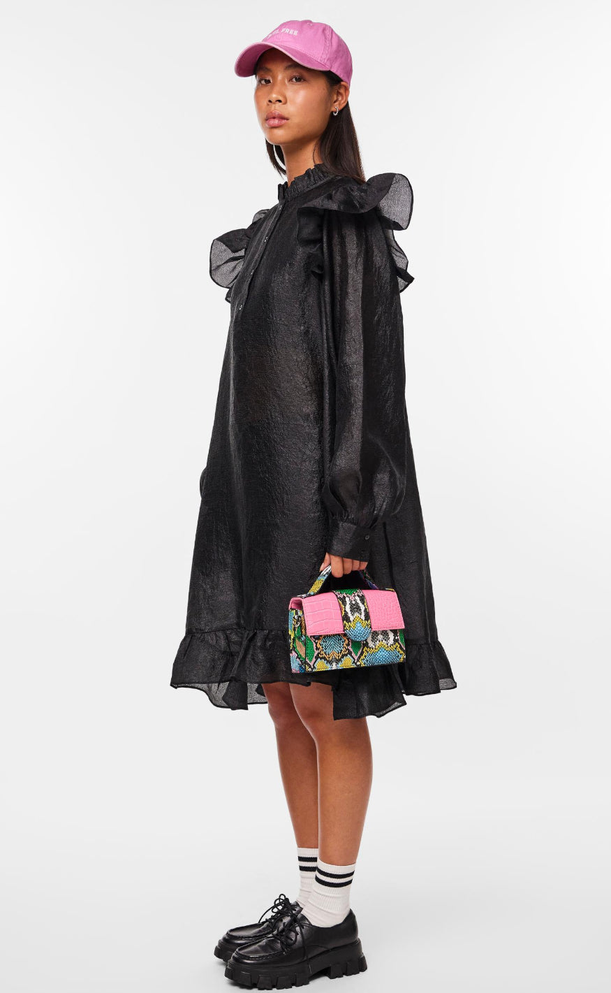 Pieces Kjole - Sun - Black