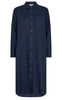 Freequent Kjole - Lava - Navy Blazer