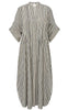 Gossia Kjole - Alexa - Creme Black Stripes