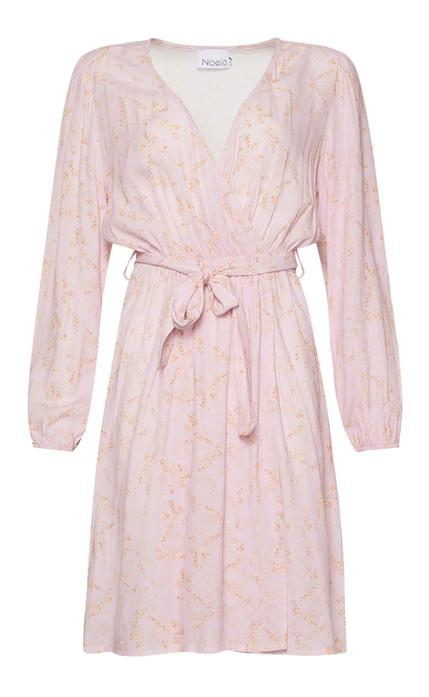 Noella Kjole - Milana - Offwhite  W. Flowers