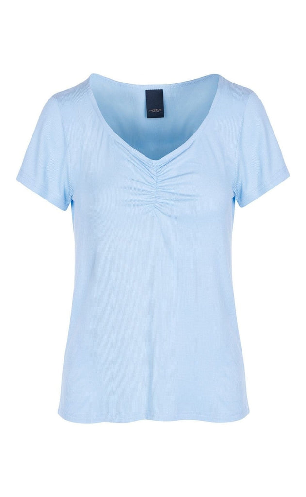 Luxzuz T-shirt - Klaudine - Blue Bell