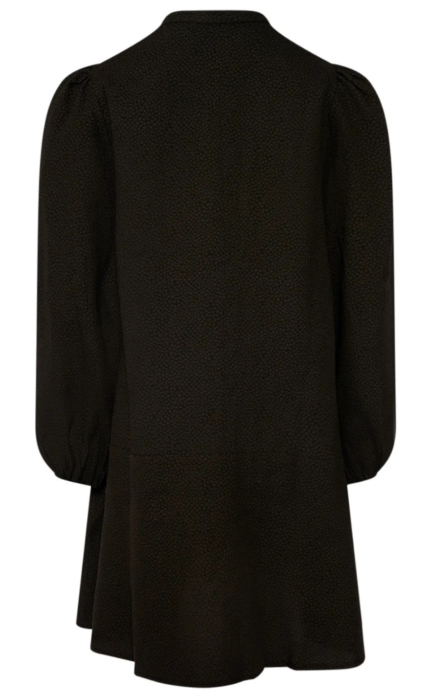 Noella Kjole - Pastis Ruffle - Black
