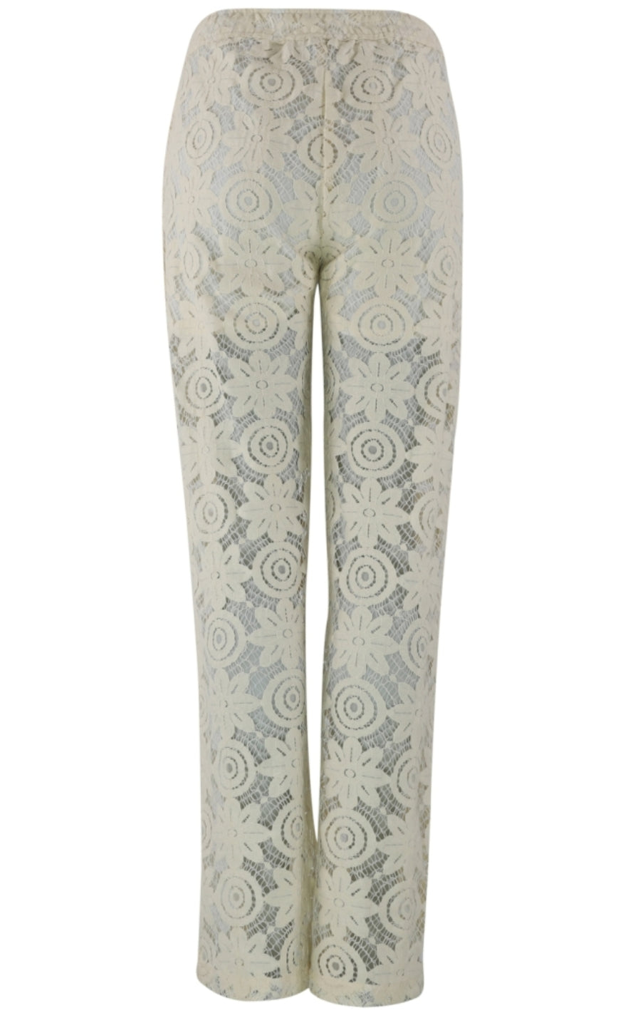 Continue Bukser - Lis Lace - Off White