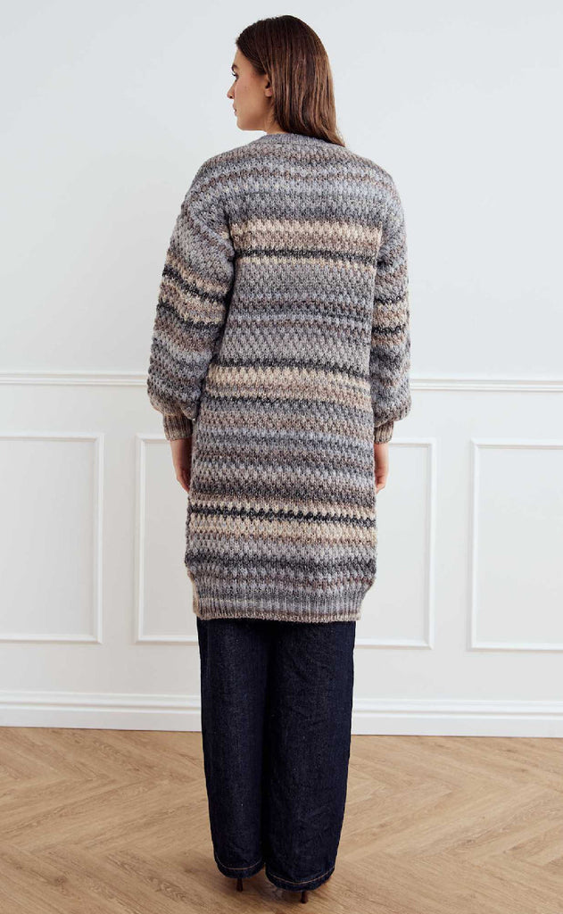 Noella Cardigan - Gio - Light Grey Mix