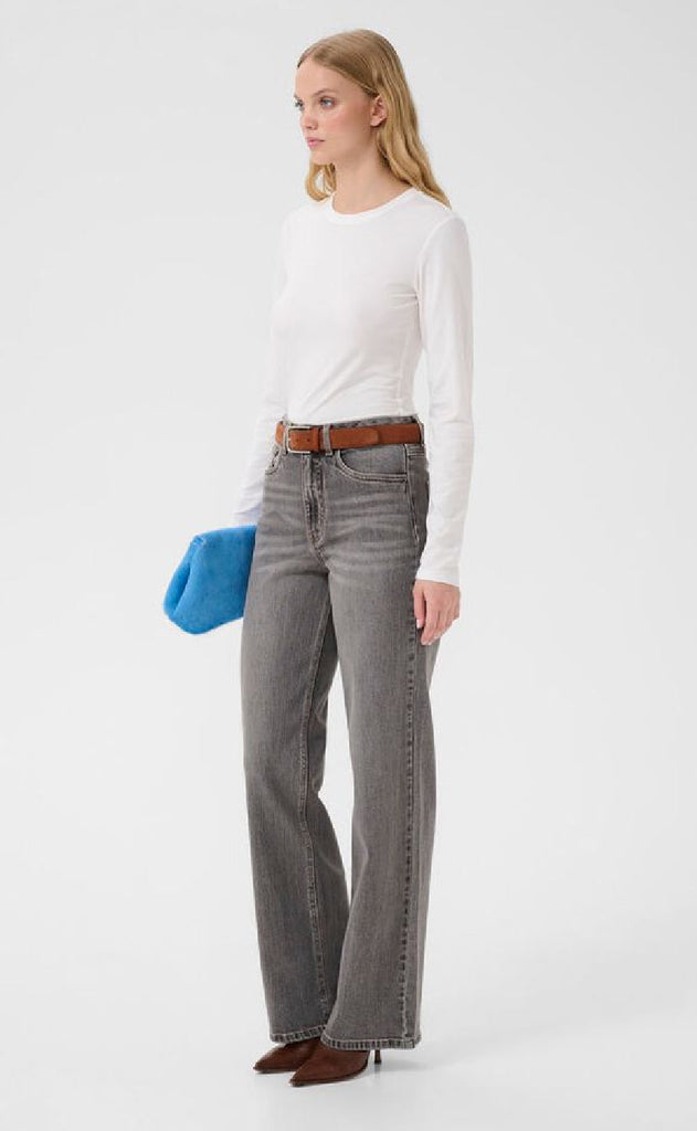 Gestuz T-Shirt - Mida LS - Egret