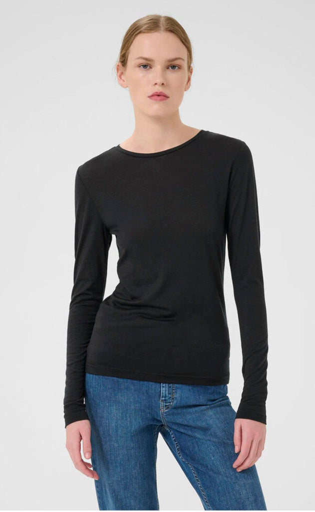 Gestuz Genser - Ninia Roundneck - Black
