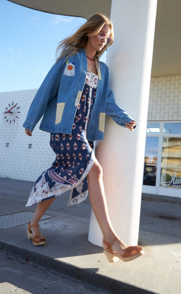 Lollys Laundry Jakke - Mila - Washed Denim