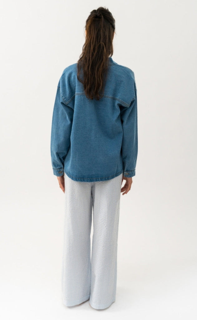 Lollys Laundry Jakke - Mila - Washed Denim