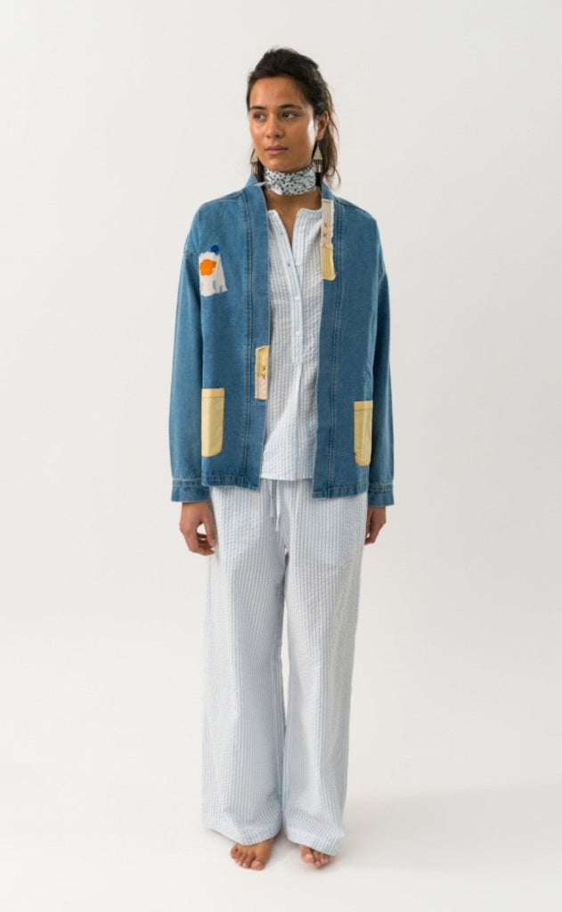 Lollys Laundry Jakke - Mila - Washed Denim