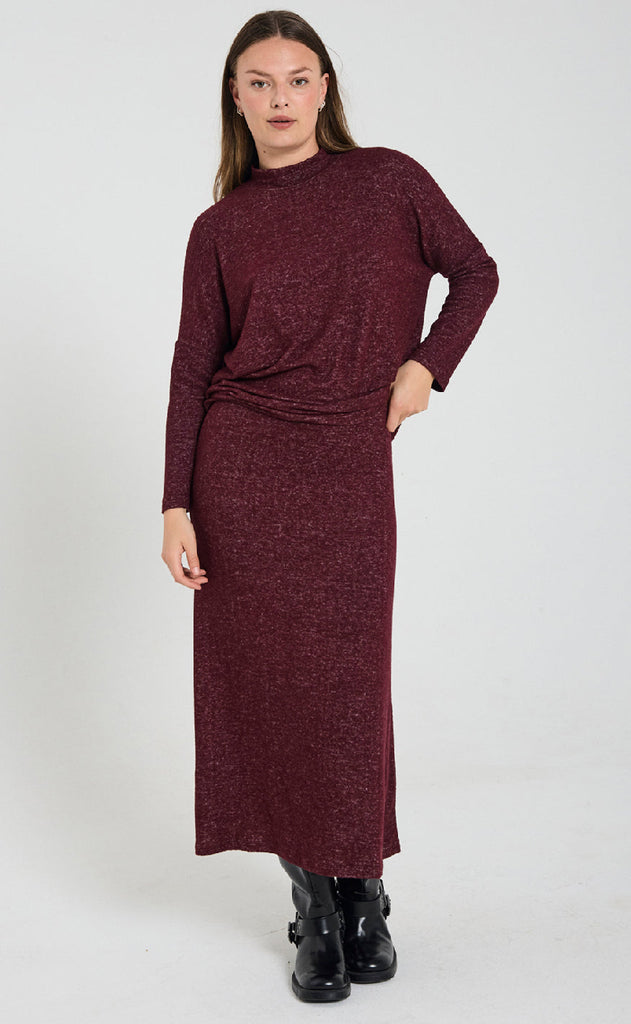 Freequent Skjørt - Laveco - Port Royale Melange