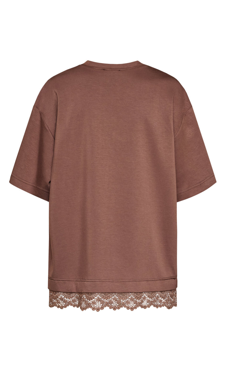 Love & Divine T-Shirt - Love1462 - Brown Lace