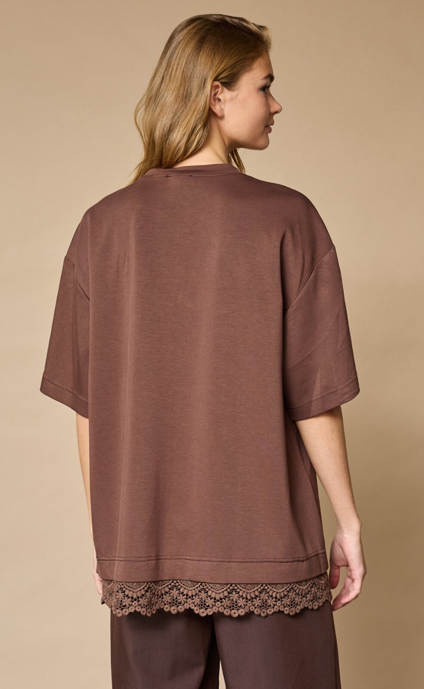 Love & Divine T-Shirt - Love1462 - Brown Lace