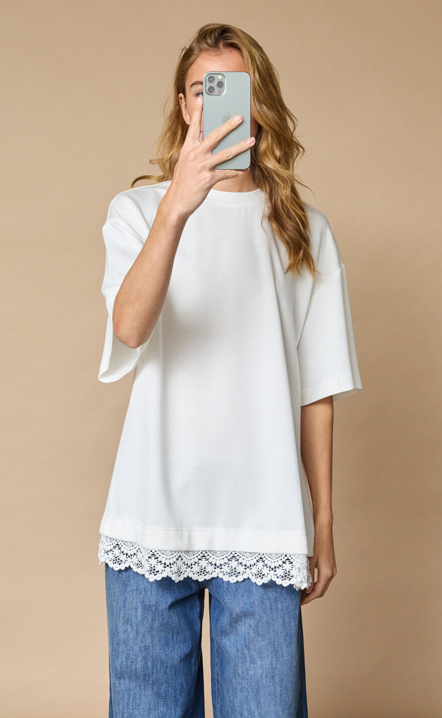 Love & Divine T-Shirt - Love1462 - White Lace