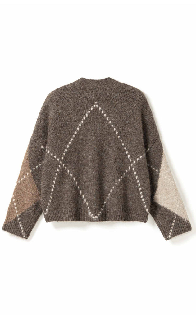 Noella Cardigan - Laiana - Ash Brown Mix
