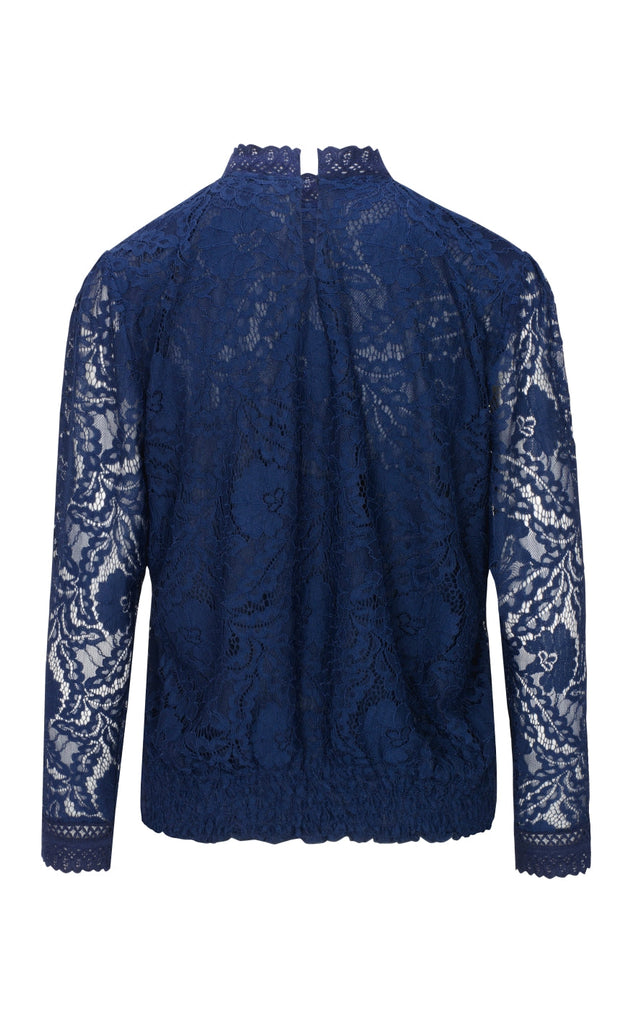 One Two Luxzuz Bluse - Laizy - Dark Antique Blue