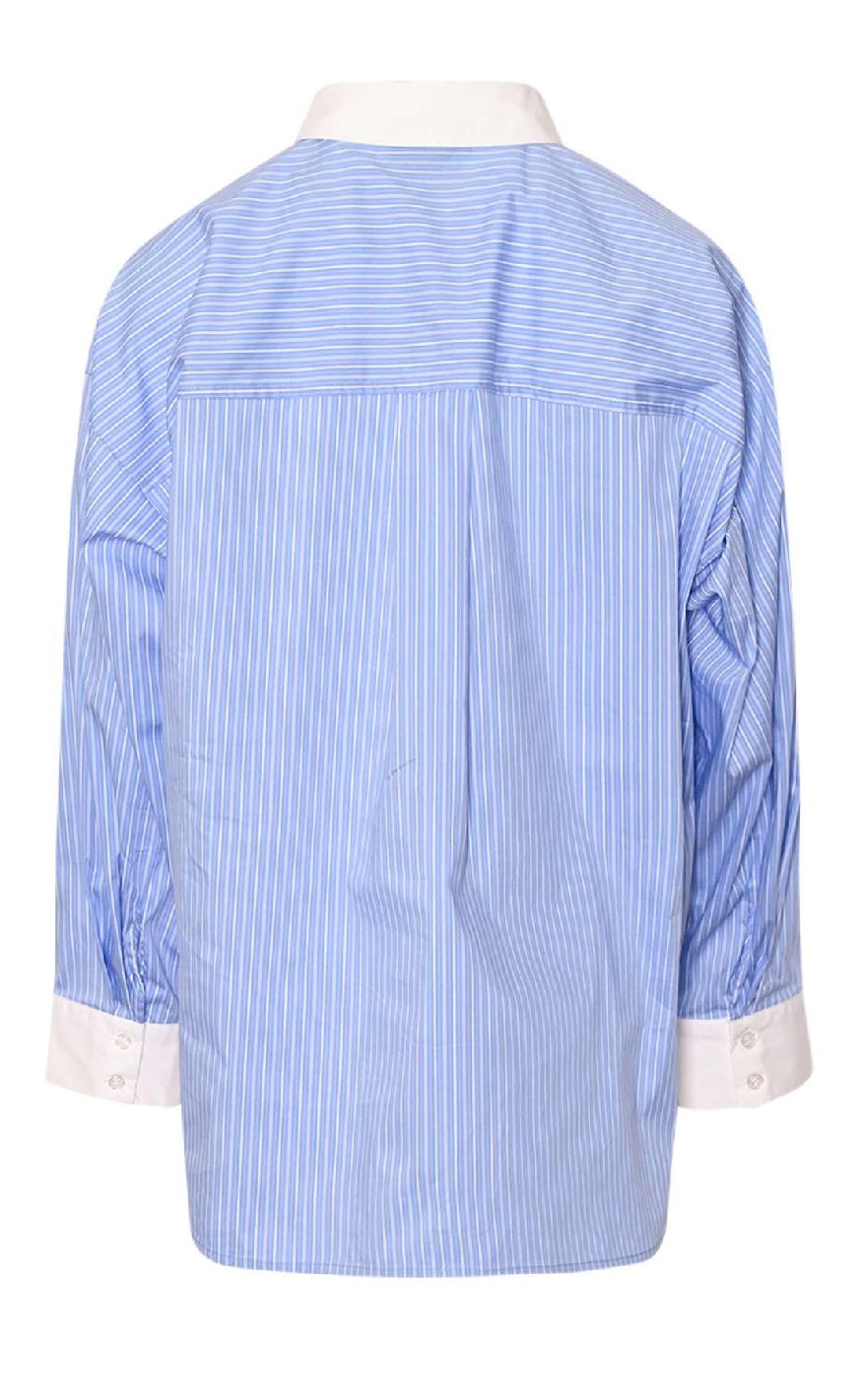 Noella Skjorte - Lakelynn - Blue White Stripe