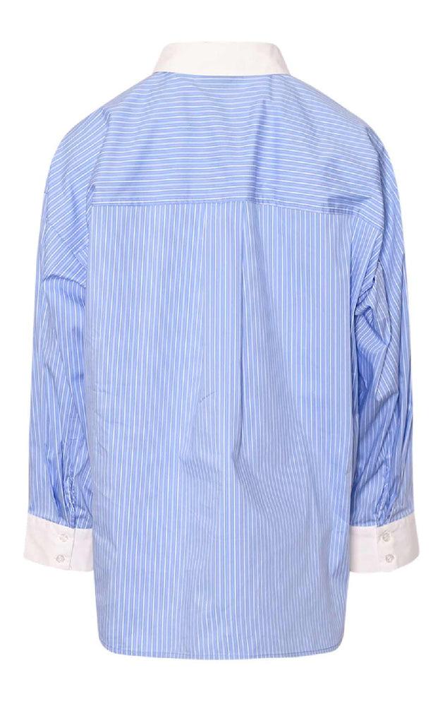 Noella Skjorte - Lakelynn - Blue White Stripe
